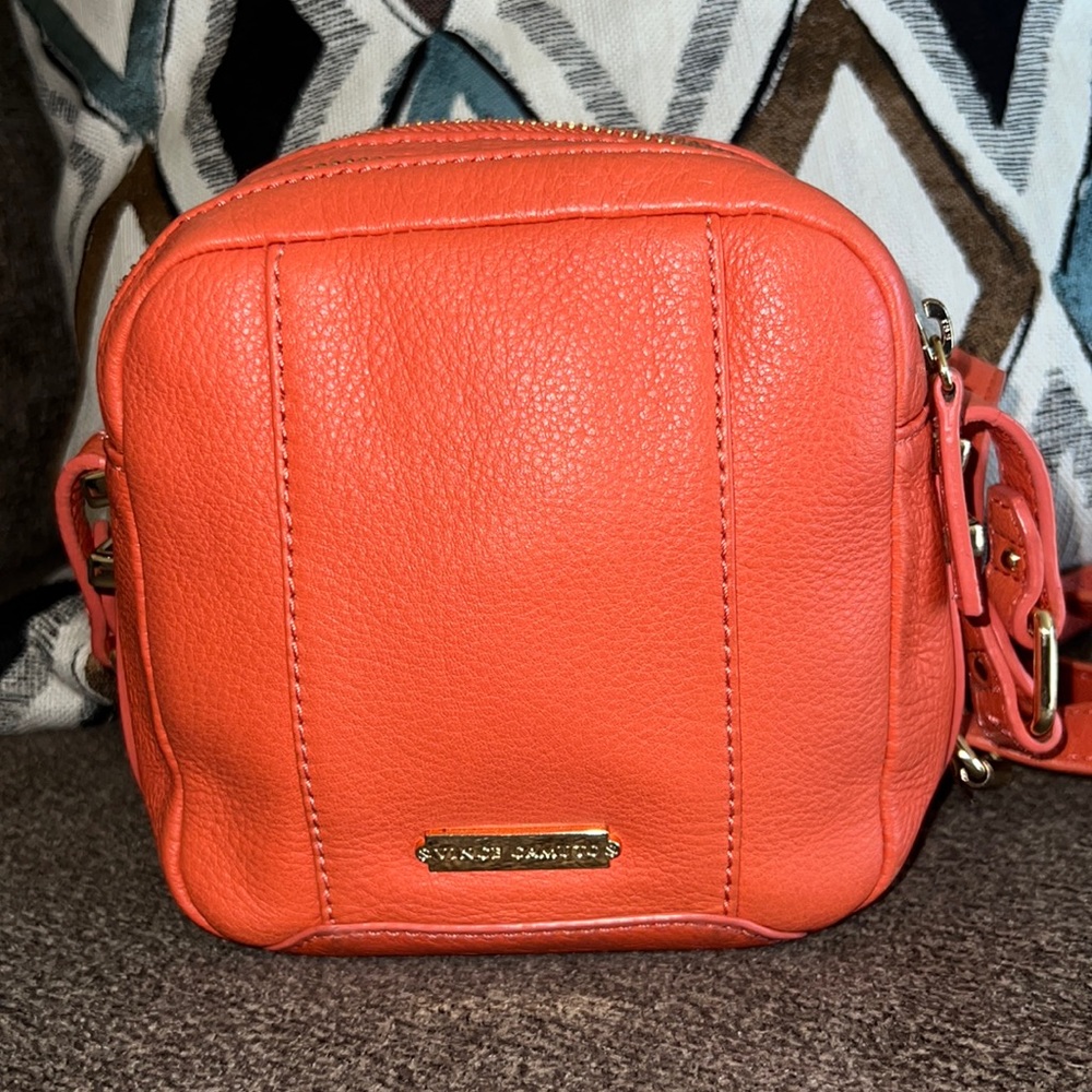 COPY - Vince Camuto Orange Leather Crossbody Bag